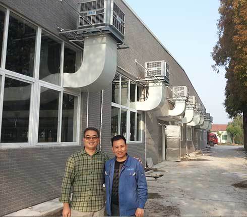 服裝車(chē)間降溫解決方案
