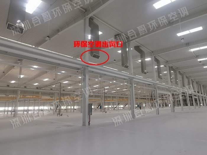 環(huán)?？照{(diào)廠房降溫案例室內(nèi)照