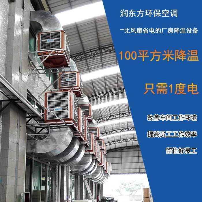 環(huán)?？照{車間降溫案例